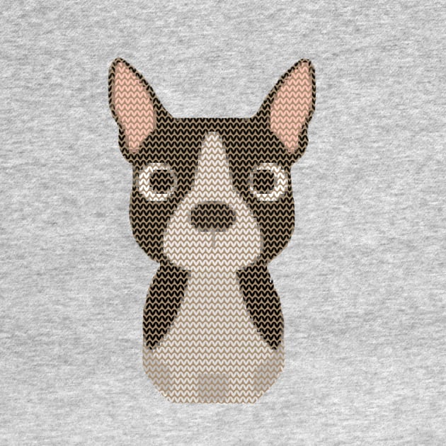 Boston Terrier Ugly Christmas Sweater by DoggyStyles